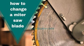 how to change a miter saw blade