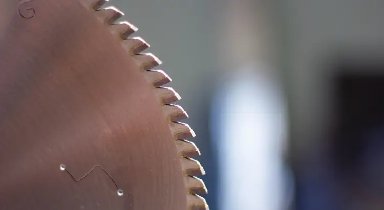 A circular saw blades with higher number of teeth