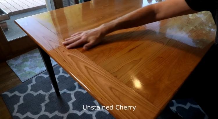 Unstained Cherry Wood